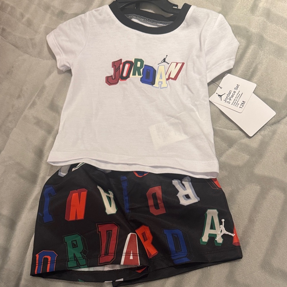Jordan Kids Pajama Set - Multicolor Logo
